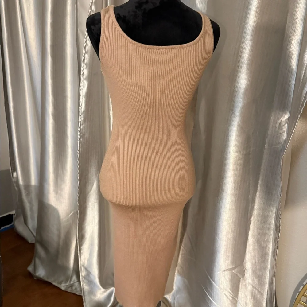 Prada Tan Midi Dress - Picture 3 of 6